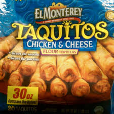 cheese flour taquitos and nutrition facts