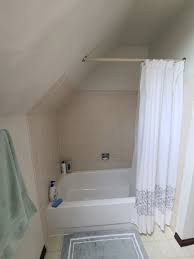 streamwood il sloped ceiling shower