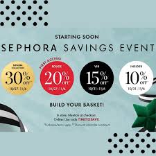 sephora holiday savings event 2023 vib