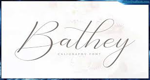 These cursive, calligraphy, handwriting, gothic, kids, script fonts and many more have been designed from the best font artists in the world for you. Bathey Calligraphy Font Free Download Dafont Free Fonts