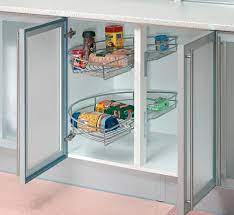 Aluminum Frame Glass Kitchen Cabinet