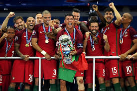 Both teams into last 16 as benzema & ronaldo net brace.soon. Euro 2016 Portugal Beats France 1 0 In Extra Time Through Eder Wondergoal To Claim First Title Abc News