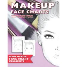 makeup face charts blank practice