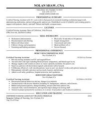 Best Nursing Aide And Assistant Resume Example Livecareer