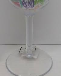 Decorated Plastic Wine Glass With Lid