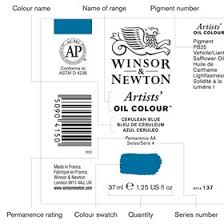 How To Read The Label On A Winsor Newton Colour