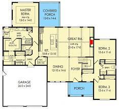 Plan 790015glv 3 Bed One Story House