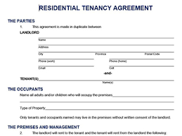 Ontario Lease Agreement Form Free Rental Lease Agreement Ontario