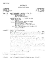 Examples Of High School Resumes For College Familycourt Us
