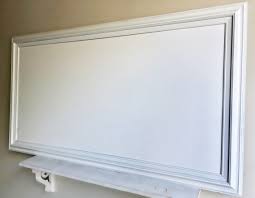Wall Organizer Framed Dry Erase Board