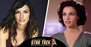 I am hoping you will want to purchase this card from the 2002 star trek 2e collectible card game from decipher card features famke janssen, who portrayed the kriosian kamala. Famke Janssen Is Stlv Guest 75