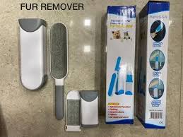 blue plastic pet hair fur remover for