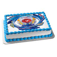 Beyblade Burst Cake Design gambar png