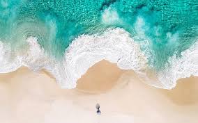 Hd Wallpaper Ocean Beach Apple Ios 11