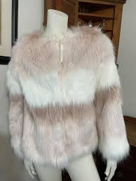 Nwt Esley Ombré Faux Fur Coat Size