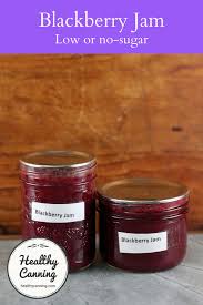 blackberry jam low or no sugar with