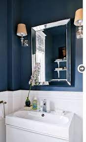 navy blue bathroom contemporary