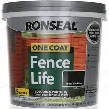 Ronseal Tudor Black Oak One Coat Fence