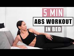 abs workout in bed lose belly fat at