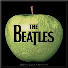 The Beatles Patch Apple and Band Logo new Official Woven Iron on  (10cmx10cm) | Fruugo NO