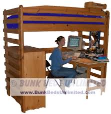 While most loft beds are used in kid's rooms to create space for a desk underneath to complete homework on, they're also the perfect solution for bachelors with cozy apartments. Blumicrochoco Full Size Loft Bed Plans Free