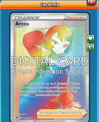 Arezu RR RAINBOW RARE Pokemon TCG Online PTCGO 204/196 DIGITAL CARD | eBay