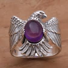 925 sterling silver eagle ring
