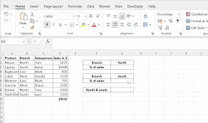 how to calculate percene in excel