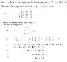 Find Equation Of Line Joining