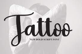 tattoo font by creativewhitee