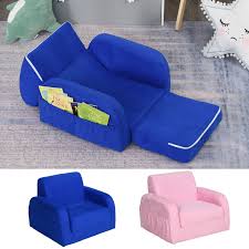 2 in 1 kids armchair sofa bed fold out