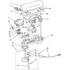 Mixer specializes in the restoration and cleaning of kitchenaid and other brand mixers. Lb 4956 Kitchenaid 5 Quart Artisan Parts Diagram Kitchenaid Mixer Parts Schematic Wiring
