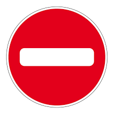 Signalisation d'interdiction - Sens interdit