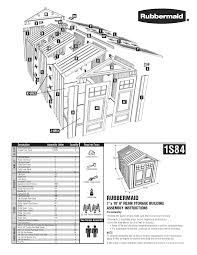 rubbermaid 1862706 storage shed