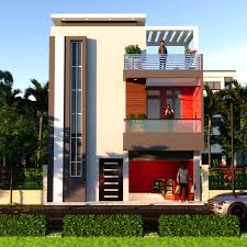 front elevation 3bhk house plan