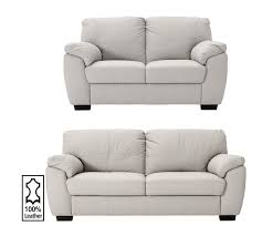 milano leather 2 3 seater sofas