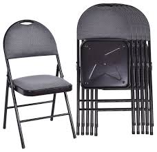 costway set of 6 folding chairs fabric