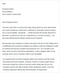 6 staff warning letter templates