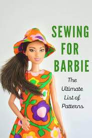 sewing patterns for barbie clothes for