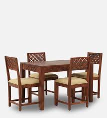 Parnika Solid Wood 4 Seater Dining Set