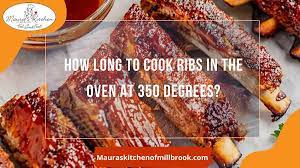 cook ribs in the oven at 350