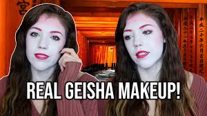 i tried a anese geisha makeup