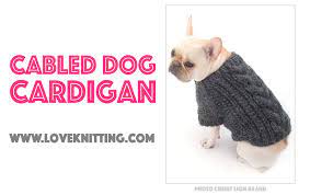 Seven Free Dog Sweater Patterns The