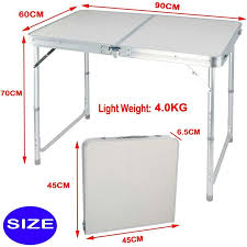 90cm Folding Table Portable Foldable