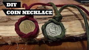 diy paracord coin necklace