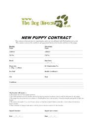 Puppy Bill Of Sale Contract Template Sales Free Jaxos Co