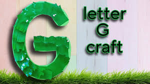 letter g craft alphabet craft idea