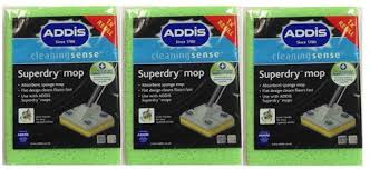 3 x addis super dry squeeze sponge mop