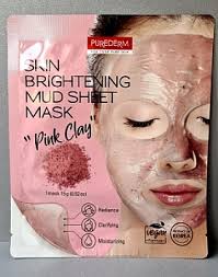 purederm brightening mud sheet mask