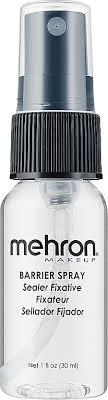 mehron barrier spray waterproof